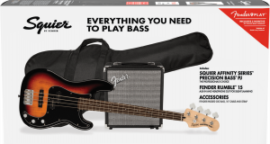 SQUIER PK PJ BASS LRL 3TS R15 New - immagine 2