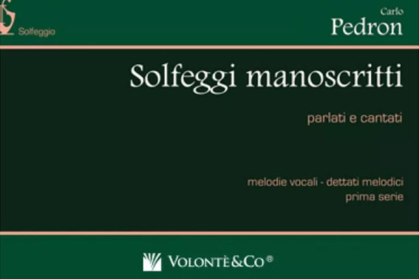Pedron Solfeggi Manoscritti I vol