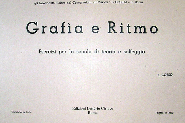 Letterio Ciriaco - Grafia e Ritmo II