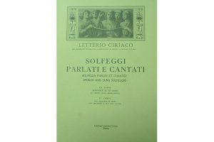 Letterio Ciriaco Solfeggi III Corso