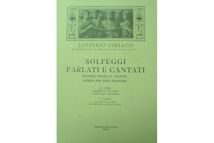 Letterio Ciriaco Solfeggi III Corso