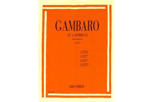 Gambaro -  21 Capricci per Clarinetto