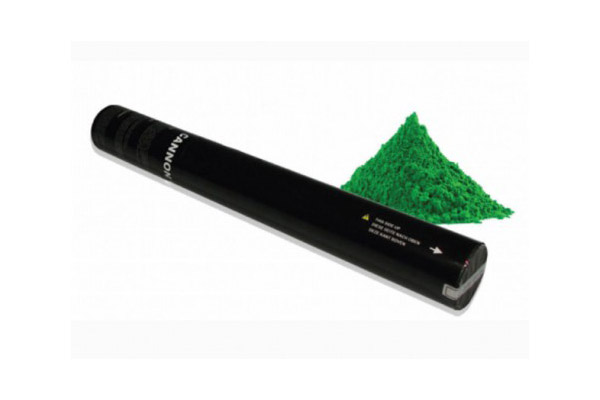 Party cannon Holi Color Green da 40cm Polveri colorate