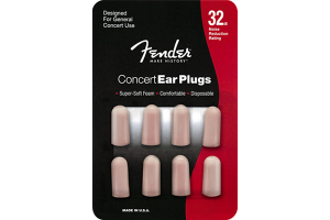 FENDER FOAM EAR PLUGS (4 PAIR)