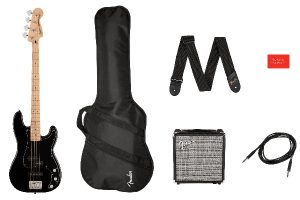 SQUIER PK PJ BASS MN BLK R15 New