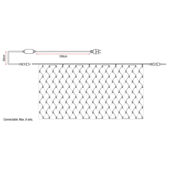 Showtec LED Net Light WW IP44 - immagine 2