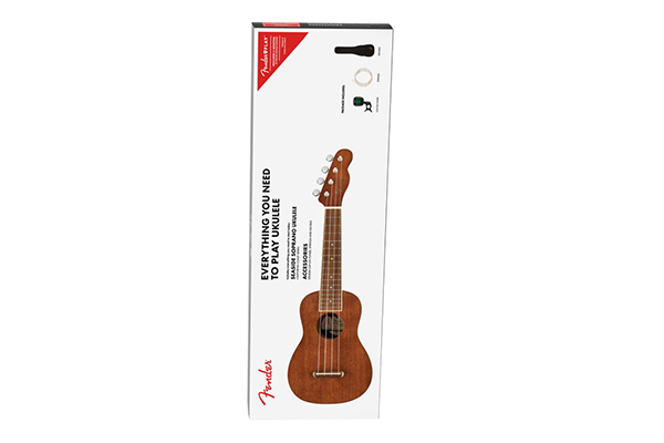 FENDER Ukulele Seaside Soprano Pack Nat
