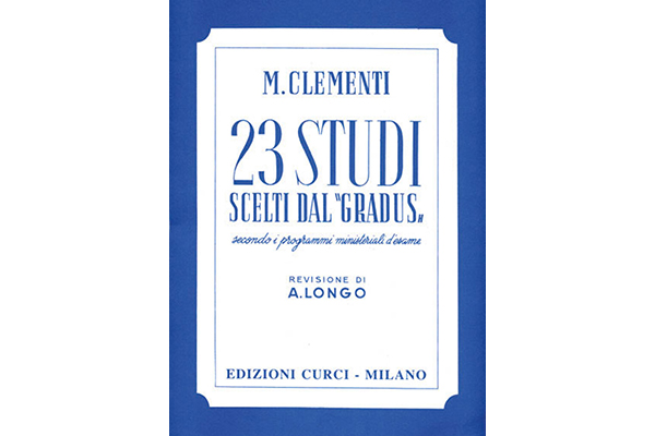 Clementi 23 studi Gradus A. Longo