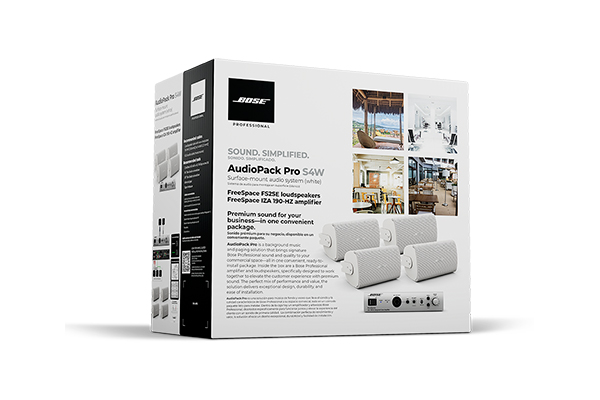 BOSE AudioPack Pro S4W White