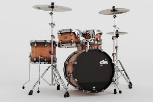 DS GROOVEMASTER 22" BD KIT AMBER BURST SATIN