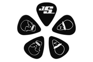 D'ADDARIO Joe Satriani Guitar Picks, Black medi