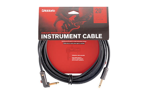 D'ADDARIO PW-AGL-20 Cavo jack con interruttore