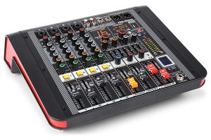 PDM-M404A 4-Channel Music Mixer with Amplifier