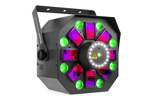 BEAM-Z MultiBox LED Effect with Laser and Strobe