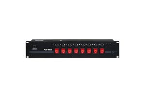 PC-8 Mk2 GER - 16A/8 CH rack 19" power distributor